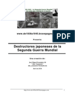 Destructores Japoneses de La Segunda Guerra Mundial