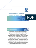 Building Marketing Capability