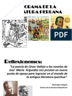 Panorama de La Literatura Peruana