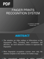 Fingerprint Recognition System