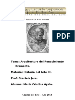 Arquitectura Del Renacimiento (Donato Bramante) .