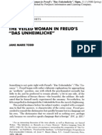 Veiled Woman in Freud's Des unheimlich de Jean Marie Todd