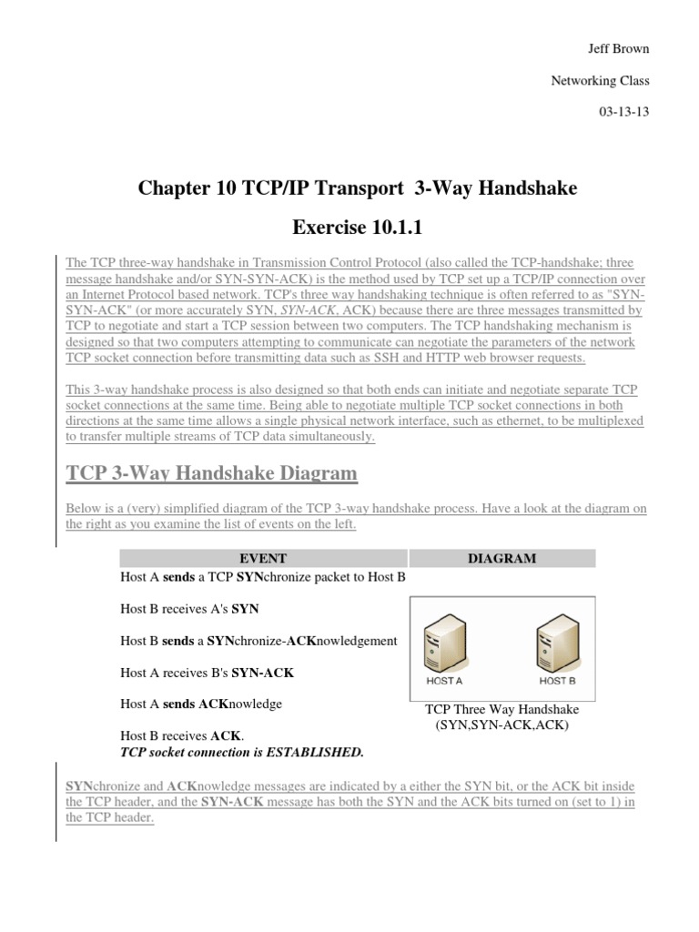Networking Chapter 10 Labs | PDF | Transmission Control Protocol ...