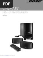 Cinemate Cinemate Digital Home Theater Speaker System