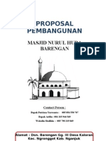 Proposal Renovasi Masjid Nurul Huda