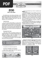 ZOD Basic Rules