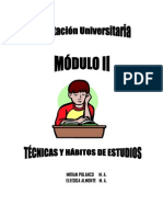 Tecnicas y Habitos de Estudio