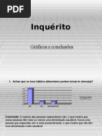 inquérito e conclusão