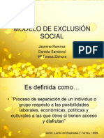 MODELO DE EXCLUSIÓN SOCIAL