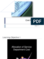 Part a Cost Allocation