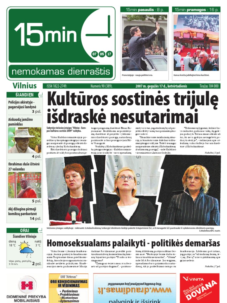 15min Vilnius 2007-05-17 | PDF