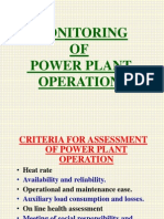 Monitoring OF Power Plant Operation