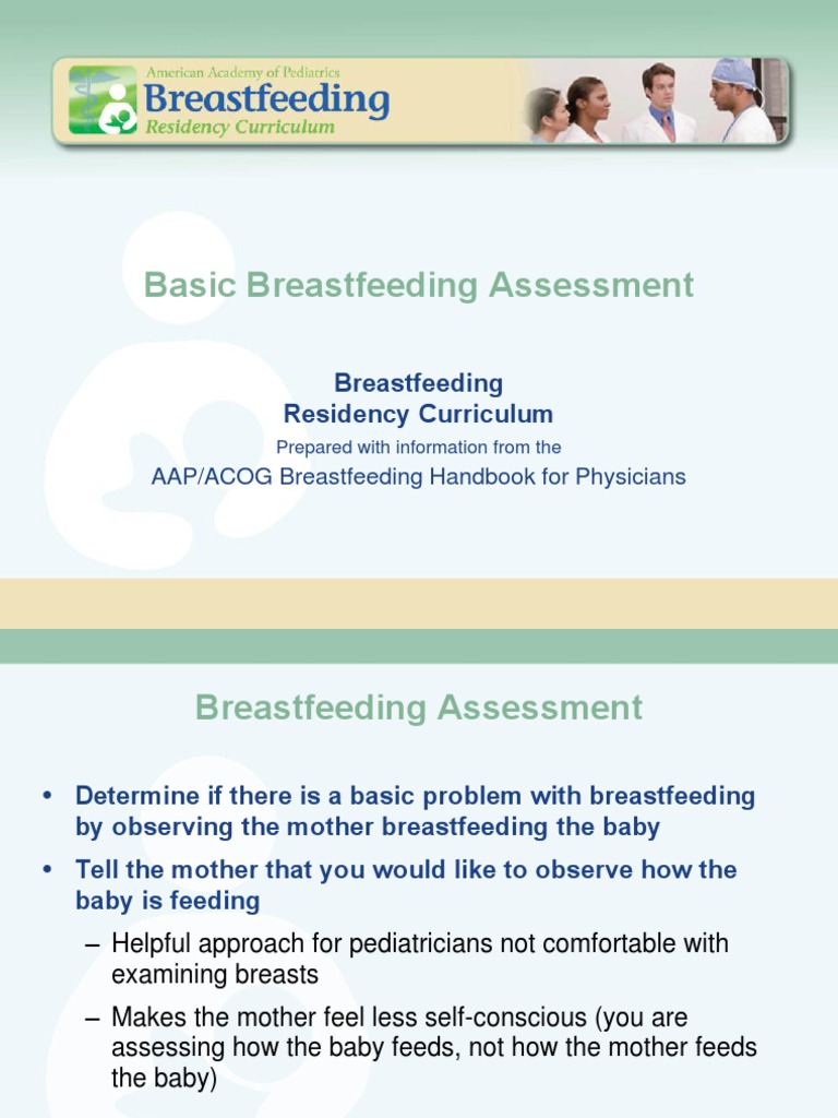 Basic Breastfeeding Assessment | PDF | Infants | Breastfeeding