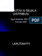 Kelarutan & Gejala Distribusi