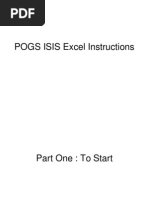 POGS ISIS Excel INSTRUCTIONS