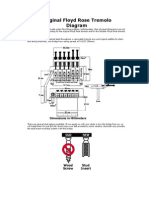 Original Floyd Rose tremolo routing guide