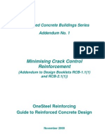Minimising Crack Control Reinforcement - Design Booklet