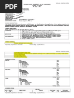 Feedback and Control Systems Course Syllabus 2012-2013