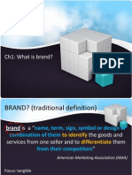 BRANDING Ch1 - What is Brand