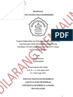 Download Contoh Proposal Eksperimen by wedastama putu SN149500084 doc pdf