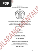 Download Contoh Proposal Eksperimen by wedastama putu SN149500084 doc pdf