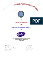 Cadburyrtraining&Development