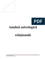 Analiza Astrologica Relationala