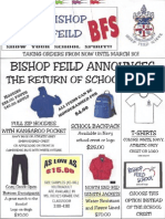 School Clothing Flyer