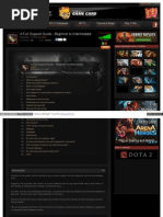 Www Dotafire Com Dota 2 Guide a Full Support Guide Beginner