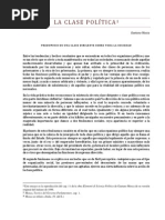 La Clase Politica GAETANO MOSCA[1]