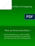 Professional Ethics in Computing