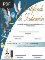 Download CERTIFICADO DE DEDICACION DE NIOSpdf by Amor Justicia SN149524167 doc pdf