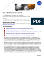 What Is The Temperature of Space?: 9-12 National Science Standards - Key Concept(s)