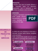 Desarrollo de Productos y Servicios