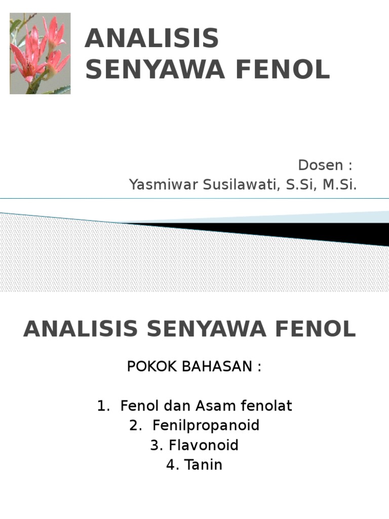 ANALISIS SENYAWA FENOL