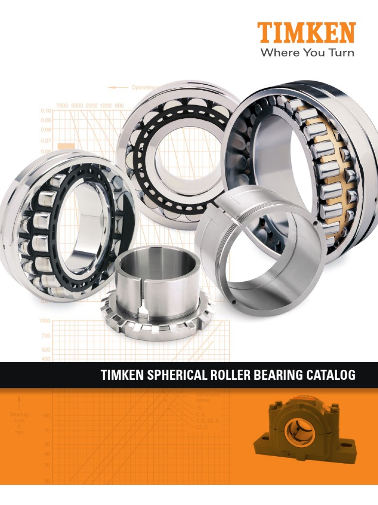 Timken Spherical Roller Bearing Catalog PDF PDF Bearing (Mechanical