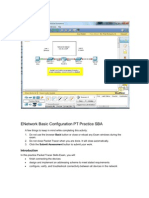 ENetwork Basic Configuration PT Practice SBA