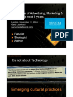 Future of Advertising, Marketing and Media Gerd Leonhard - Key PDF