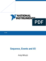 Sequence IO and Events