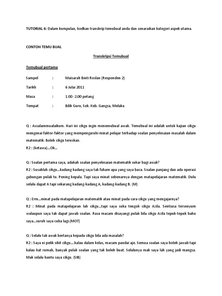 Tutorial 6 | PDF