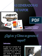 Plantas Generadoras de Vapor