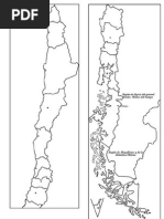 Mapa de Chile Para Pintar