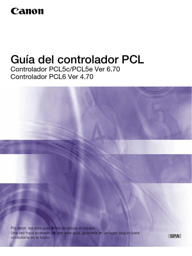 PCL Driver Guide Spa | PDF | Windows XP | Microsoft Windows