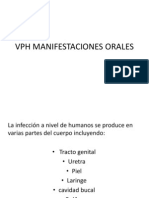 VPH Manifestaciones Orales