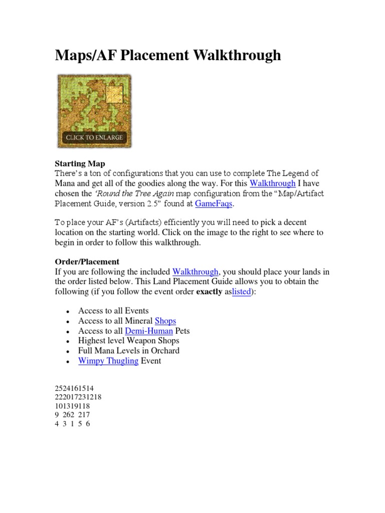 Guia Legend Of Mana Nature