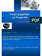 Freze Tezgahlari Ve Frezecilik