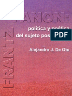 Frantz Fanon - Política y Poética Del Sujeto Poscolonial