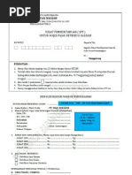 S P T Wajib Pajak Atau Retribusi Imb Atau Ho Badan Usaha Contoh Pengisian Dan Belangko Kosong, PDF