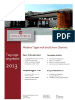 Tagungshotel Balland's