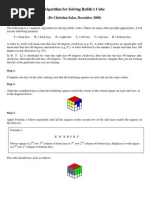 Rubik's Cube Instructable | PDF | Logic Puzzles | Teaching Mathematics